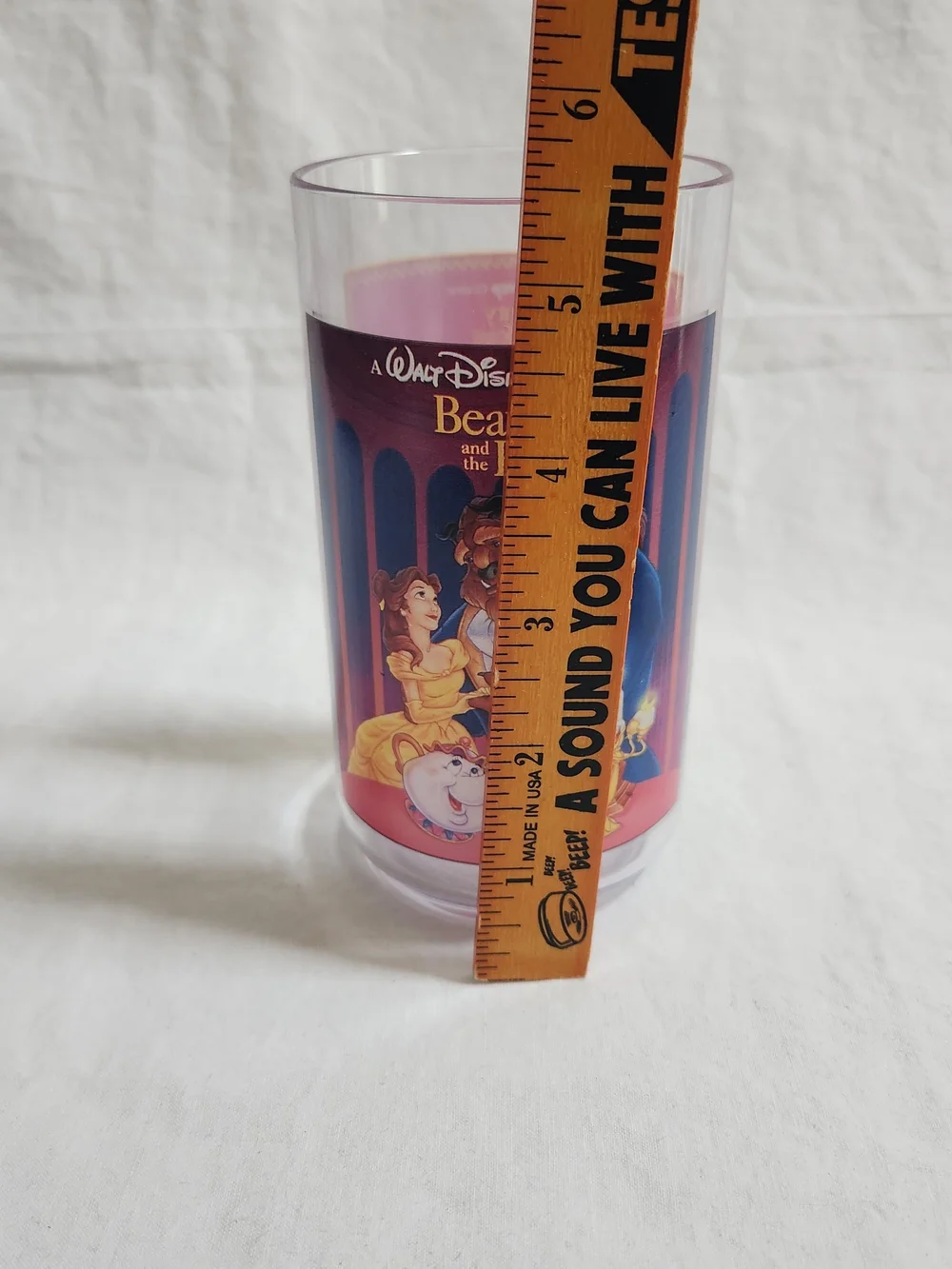 Disney Beauty and the Beast Pink Collector Glass - Picture 6 of 12